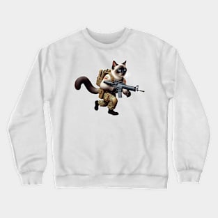 Tactical Cat Crewneck Sweatshirt